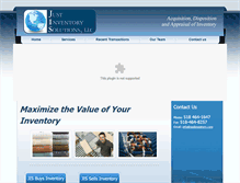 Tablet Screenshot of justinventory.com